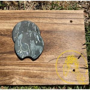 Boho Wolf Car Coasters 2 Pack